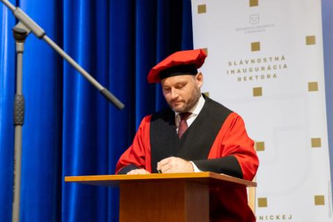 Slávnostná inaugurácia rektora Technickej univerzity v Košiciach 15.11.2023.