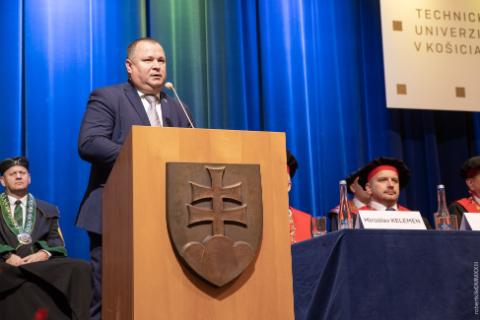 Slávnostná inaugurácia rektora Technickej univerzity v Košiciach 15.11.2023.