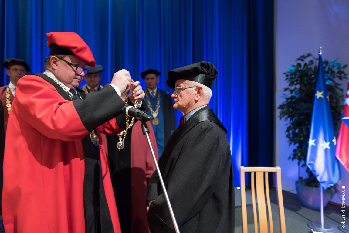 Awarding the honorary title of Doctor Honoris Causa TUKE